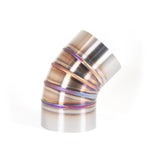 3" Tig Welded Pie Cuts Lobster Tail Wide Radius 45° 16GA